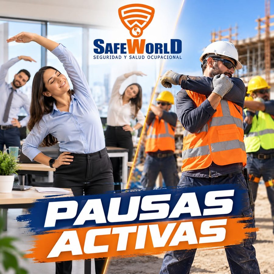 Pausas activas de terreno con equipos SafeWorld
